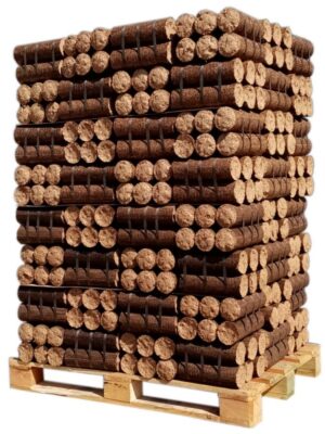 ZHUTNĚNÉ DŘEVO – TVRDÉ + MĚKKÉ DŘEVO – PALETA 960 KG