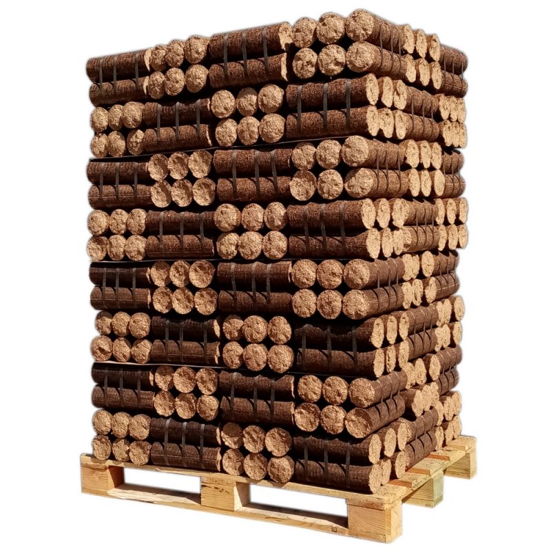 ZHUTNĚNÉ DŘEVO – TVRDÉ + MĚKKÉ DŘEVO – PALETA 960 KG