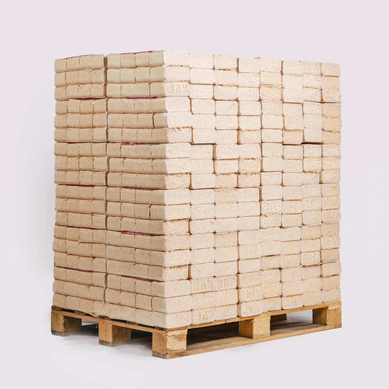 Brikety ze 100% měkkého dřeva – paleta 960 kg