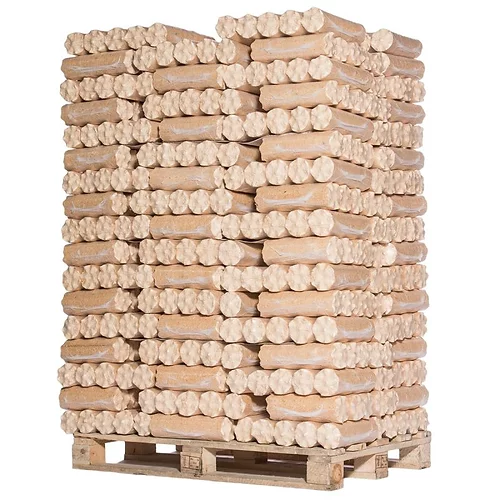 Zhutněné dřevo – 100% měkké dřevo – paleta 960 kg
